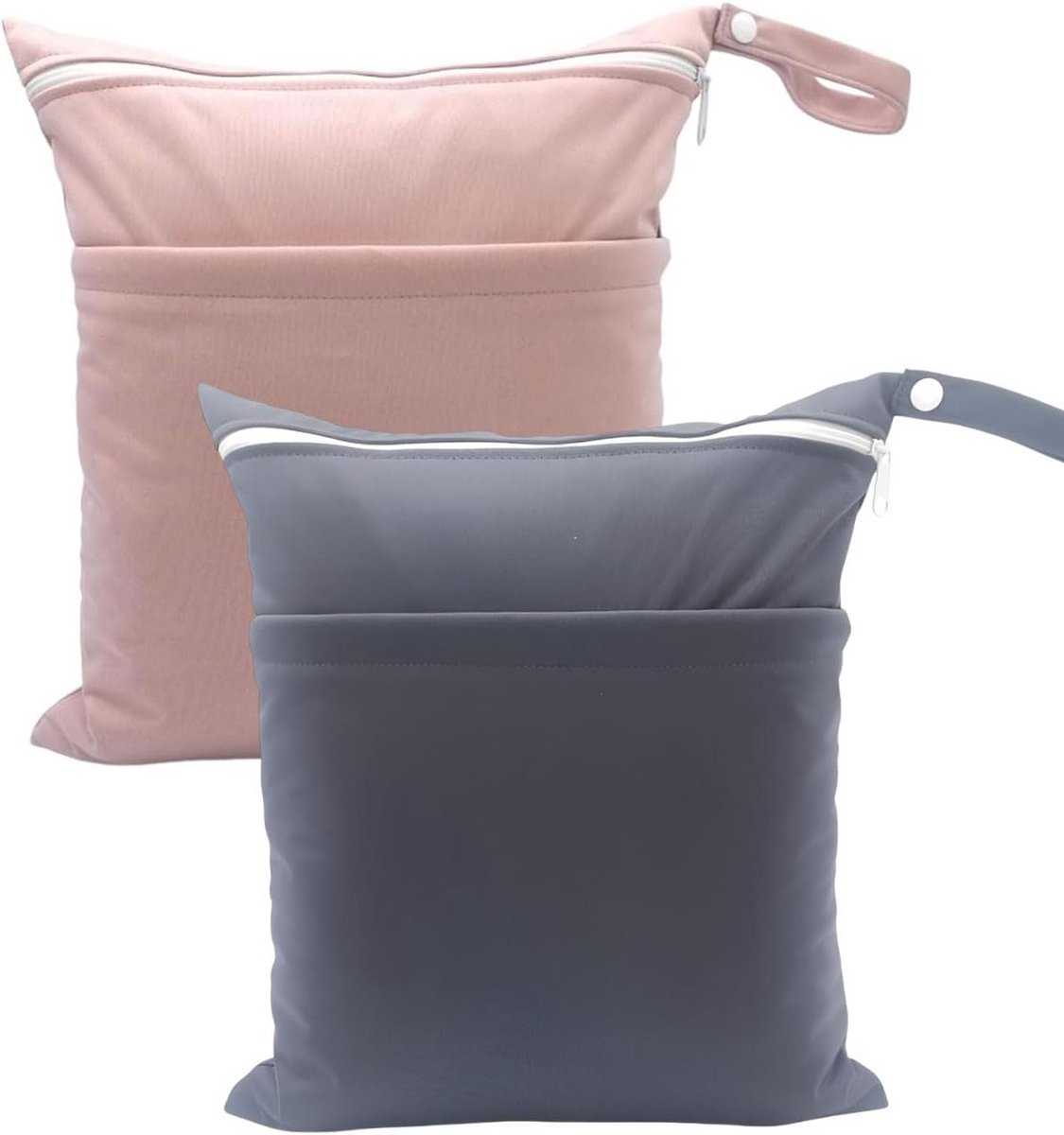 2x Waterdichte Luiertas en Wetbag voor Natte Kleding en Zwemspullen