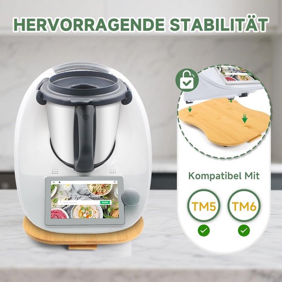 Glijplank voor Keukenmachine TM6 - Zorgt voor Makkelijk Verschuiven van Merkloos — afbeelding 4