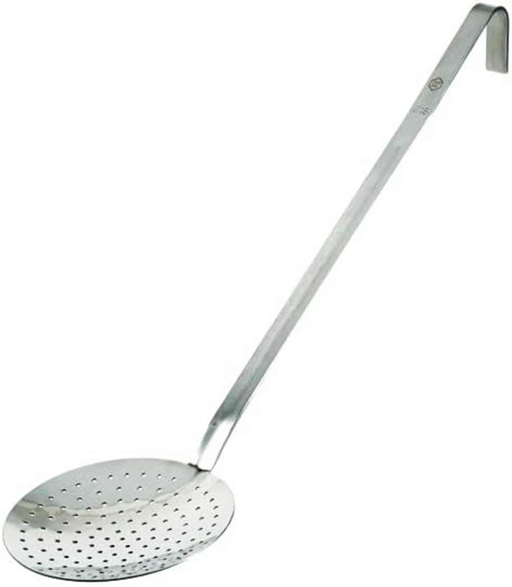 Professionele Schuimspaan RVS - Voor Zeven en Opscheppen - Ø 16 cm