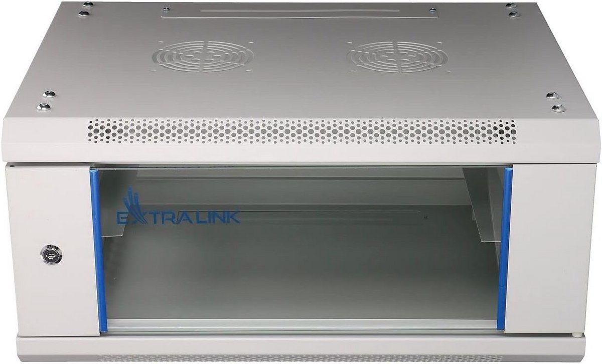 4U Muurbehuizing voor Netwerkapparatuur 600x450mm Grijs