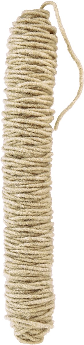 Lontdraad wollen koord vilten koord vilten koord beige L55cm