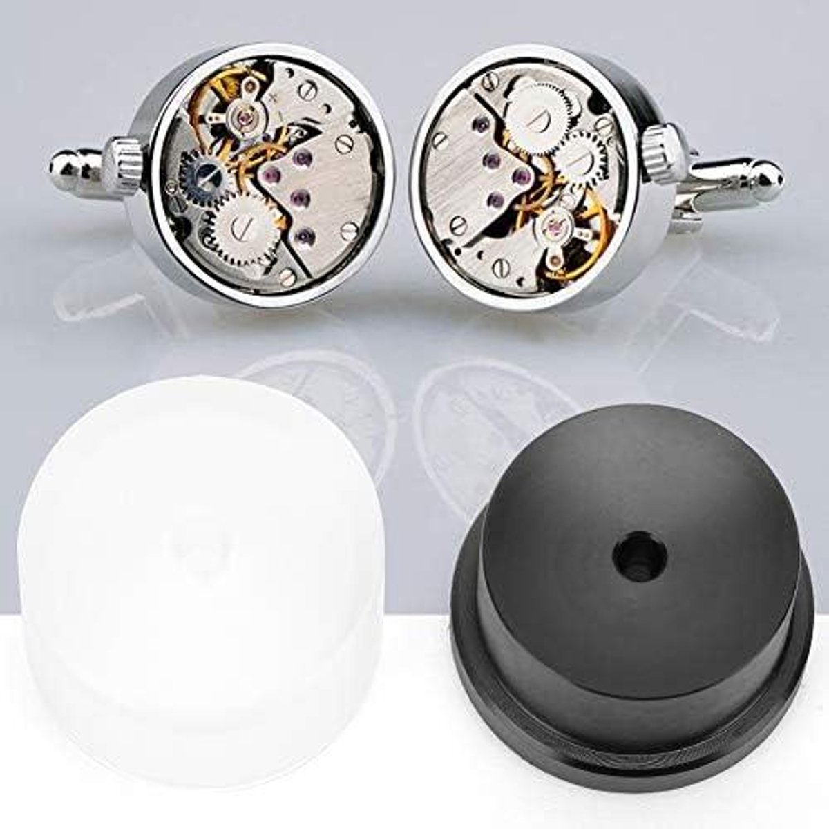 Professionele Horlogemaker Winder Reparatie Tool met Mainspring Vat en Druk Lente - Horloge Winding Mechanisme - Accessoires voor Horloge Reparatie