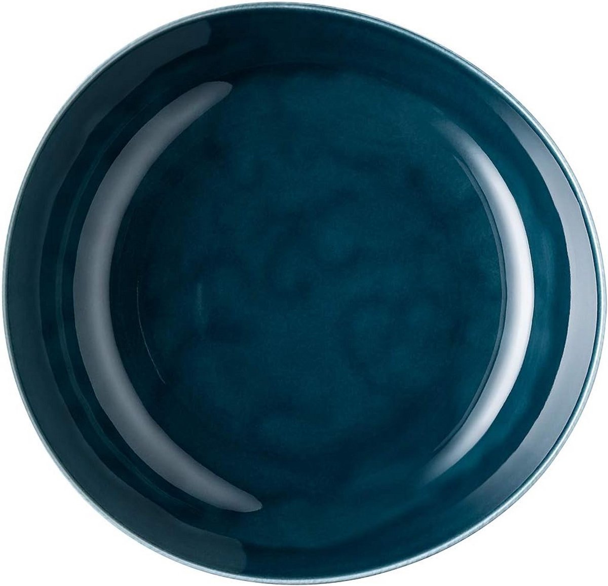 Diep Borden 25 cm Porselein Ocean Blauw - Diner Bordu Set