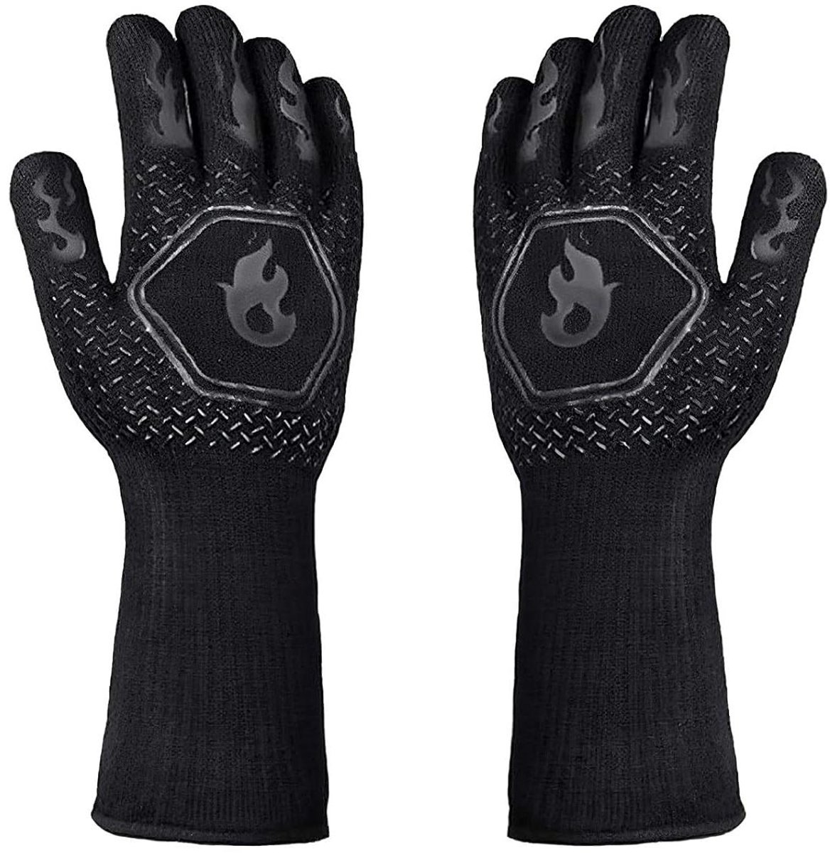 2 Stuks Hittebestendige Grillhandschoenen voor Oven, BBQ en Koken