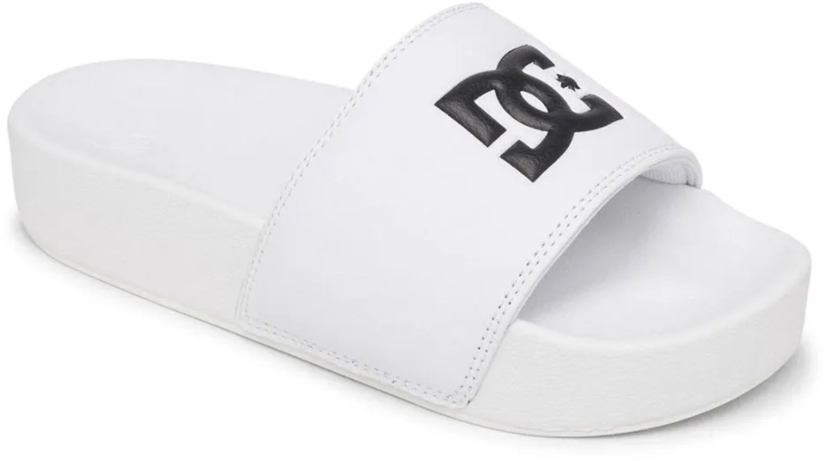 Dc Shoes Platform Slippers 1/2 Vrouw Zwart