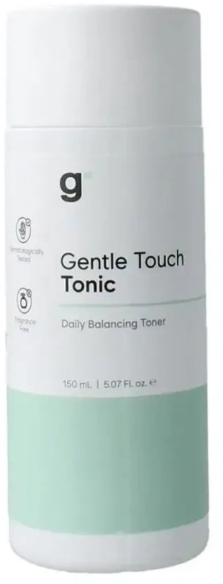 Gladskin Gentle Touch Tonic (150 ml) – pH-balancerende gezichtstoner voor alle huidtypes, parfumvrij, dermatologisch getest, dagelijkse toner voor tieners en volwassenen