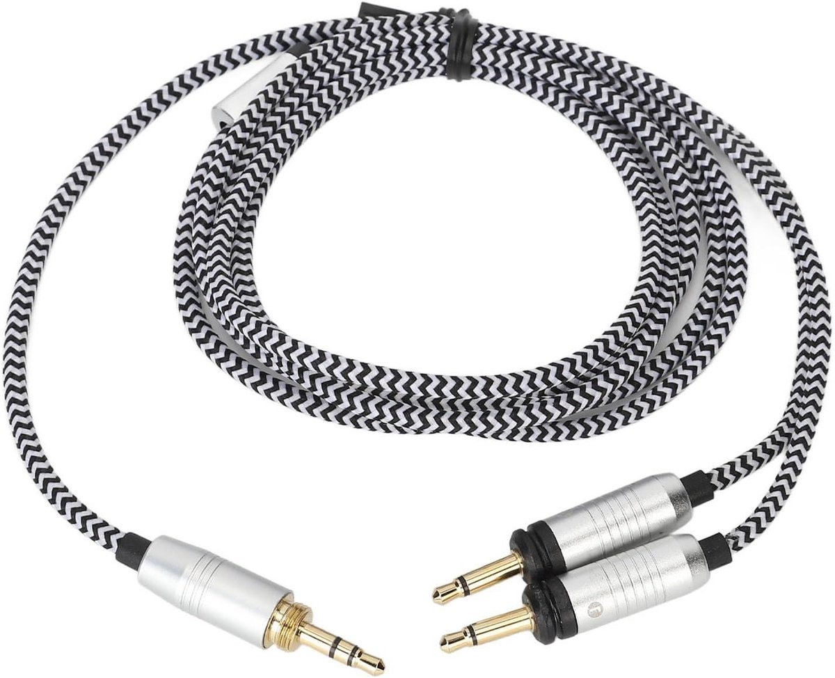 Hoofdtelefoonkabel Geluidssnoer 3,5 mm voor Hoofdtelefoon, 130 cm lengte