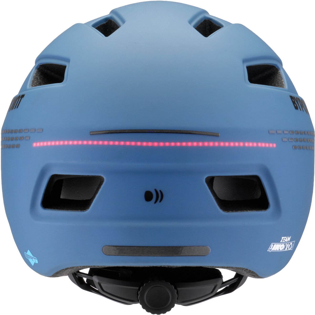 Bypoint Urban LED Fietshelm (U-ERT) - Met Geïntegreerd Licht & Fidlock Sluiting - USB-C - Ice Blauw - Large (58-62 cm)