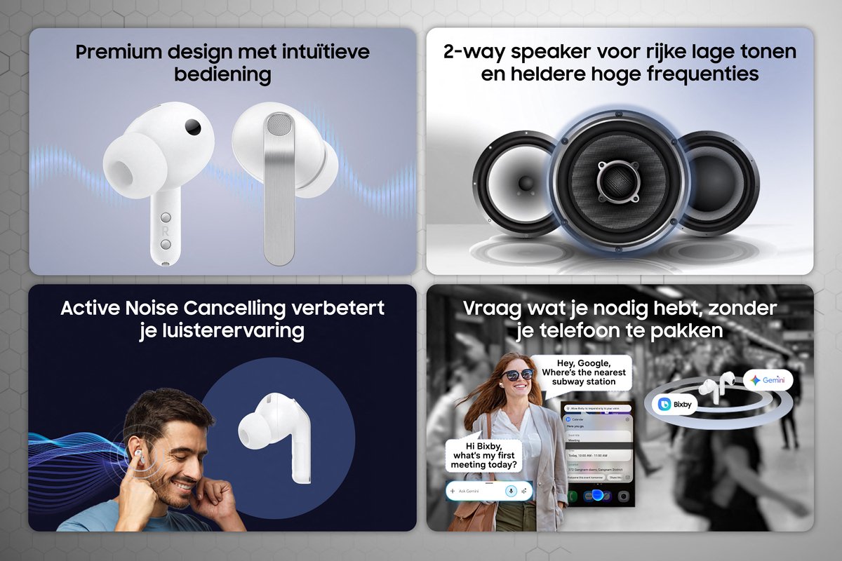 Samsung Galaxy Buds4 Pro - Draadloze Oortjes - Zwart + 1 jaar extra garantie – foto 4