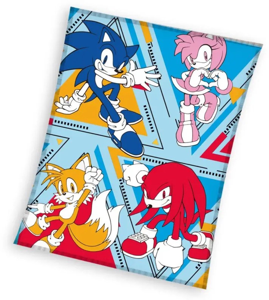 Sonic Coral fleece plaid - 130 x 170 cm multicolor