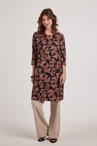 DIDI Dames Loose dress Easy Blue Cocktail print maat 48