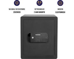 Yale - Elektronische Kluis voor Kantoor - Zwart - Maximum Protection