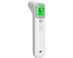 Mecura Digitale Oorthermometer & Koortsthermometer voor Volwassenen en Kinderen - Infrarood Thermometer Baby Voorhoofd en Oor - Koorts & Lichaam Infraroodthermometers - Contactloos - Incl Opbergzakje