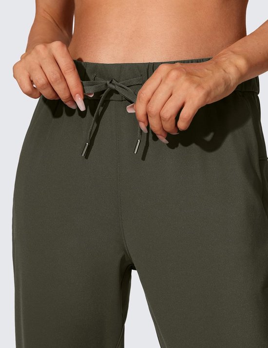 Stretchy Dames Sportbroek - Comfortabele Casual Outdoor Broek met Zijzakken 27" — afbeelding 5
