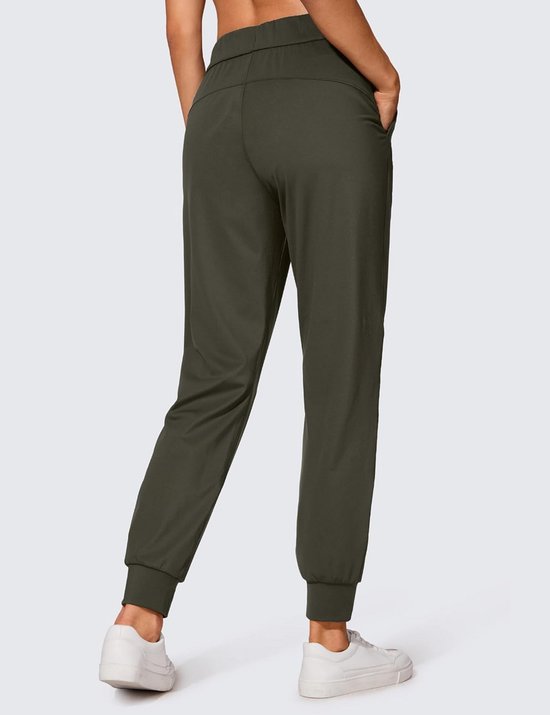 Stretchy Dames Sportbroek - Comfortabele Casual Outdoor Broek met Zijzakken 27" — afbeelding 4