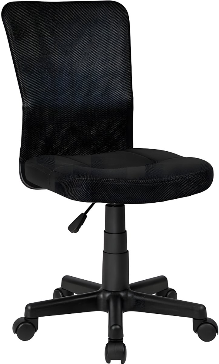 DnA® Bureaustoel - Ergonomische Bureaustoel - Bureaustoelen - Zwart - 50cm x 43cm x 95cm