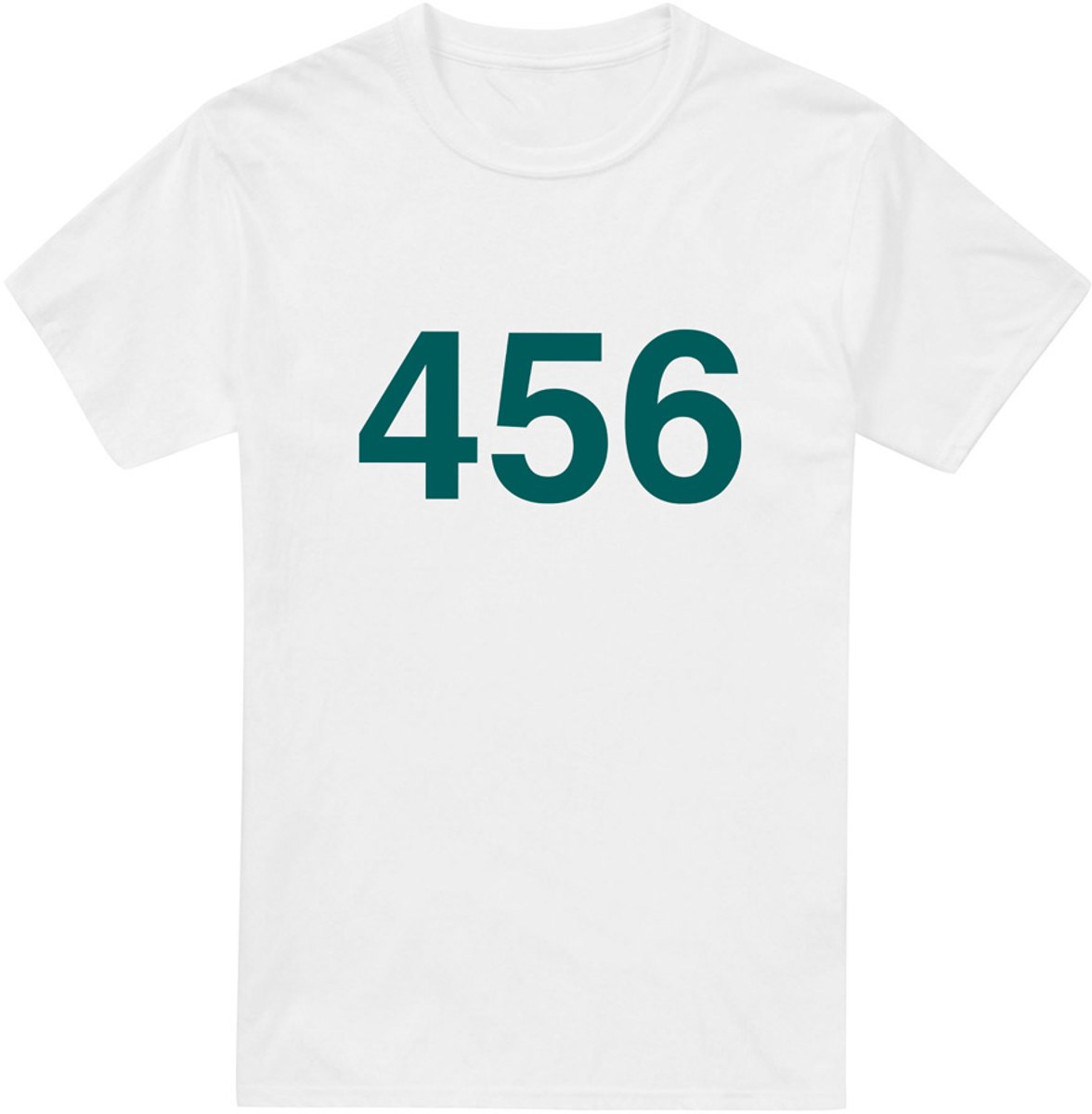 Squid Game Player 456 Heren T-shirt - wit - XL
