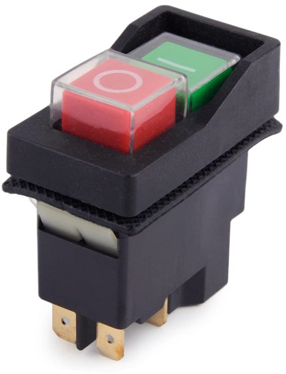Waterdichte Magnetische Veiligheid Drukknoopschakelaar 4-pins AC 16A