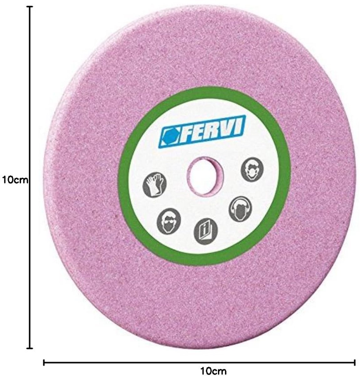 Slijpwiel 100x4.5x10mm Korrel 80 voor Metaal en Staal