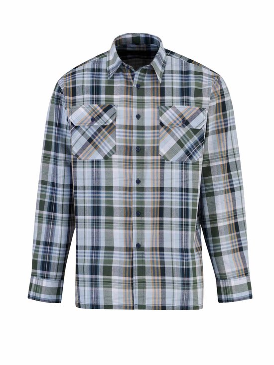 STØRVIK Egersund Chemise de Travail en Katoen Hommes - Blouse de Bûcheron - Taille M - Vert