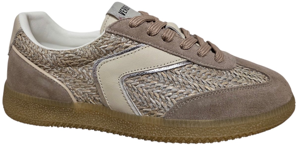 Verbenas Sound Tropic Piedra Cuero Sneakers Beige Suede Dames - Beige - 42