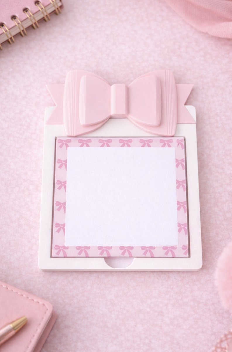KadoDash - Sticky Note Holder met Strik