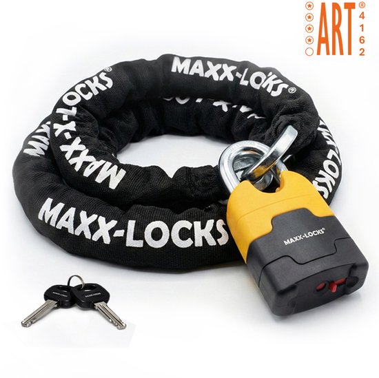 Maxx-Locks Ohura ART 4 Motorslot / Scooterslot - Kettingslot met 12 mm Dikke Schakels...