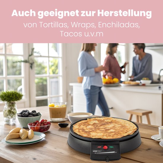 Clatronic CM 3372 - Crêpemaker - pannenkoekenmaker — afbeelding 4