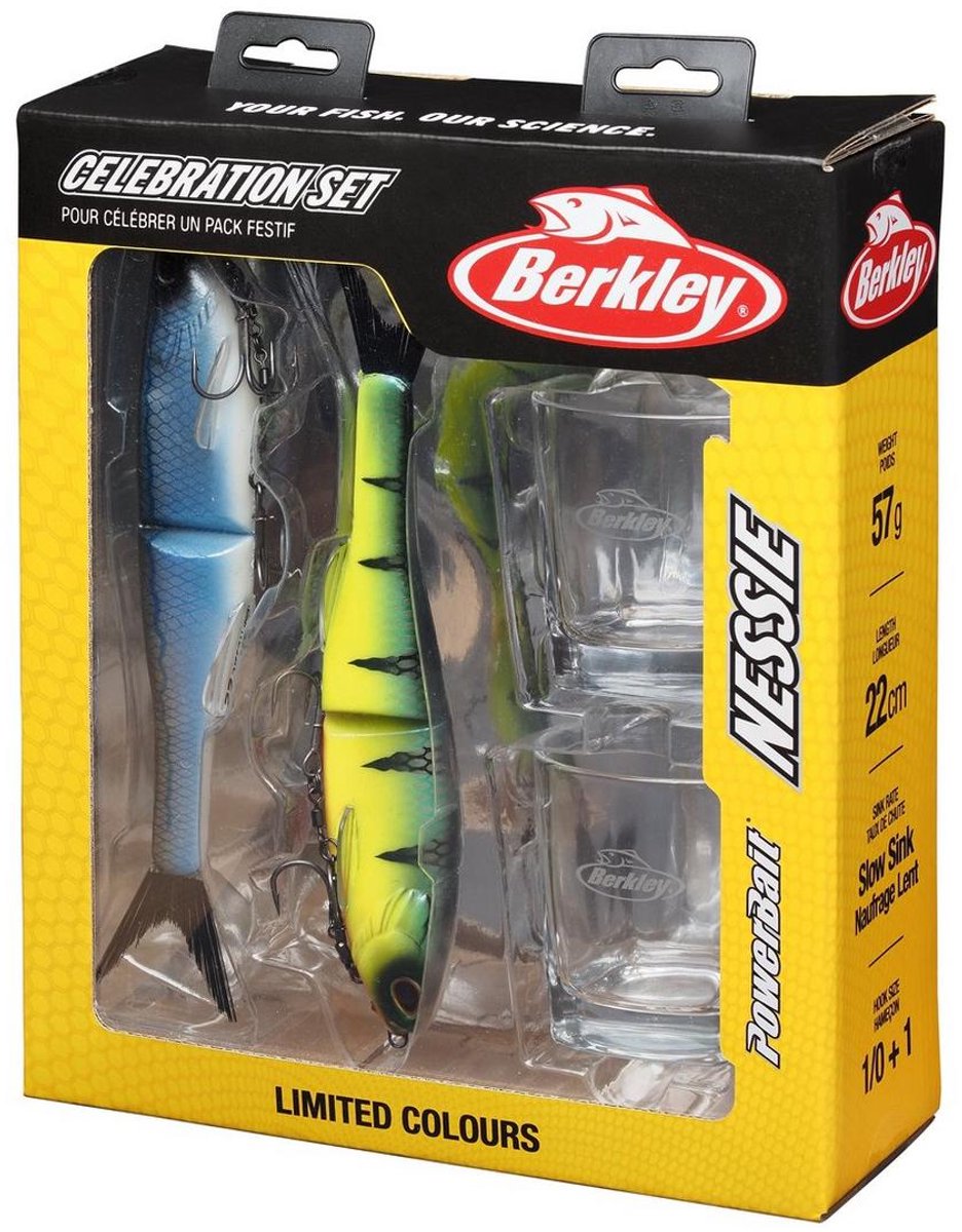 Berkley Gift Pack 2x Glide Bait 22cm (Incl. 2 Berkley Shotglazen) - Jerkbait
