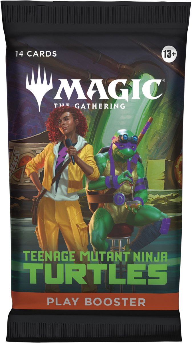 Asmodee Magic The Gathering speelkaarten Teenage Mutant Ninja Turtles box.