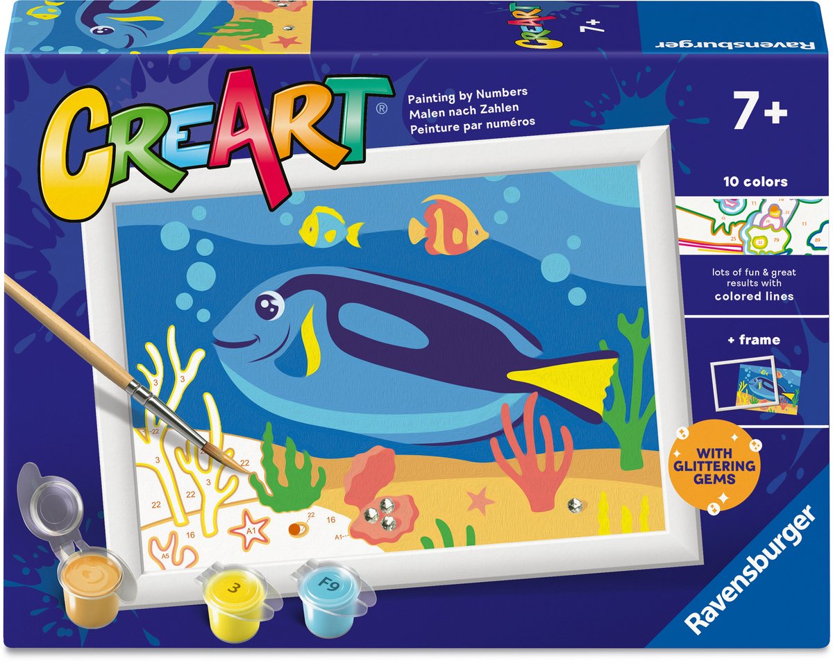 Ravensburger – CreArt: Dorie Fish – Schilderen op Nummer