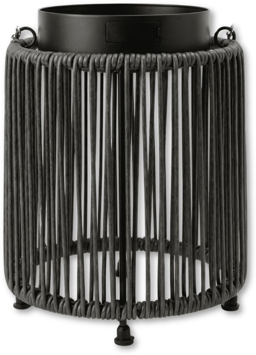 ZOLUNA Luca - Solar Lantaarn Buiten - Deep Coal - 3 standen - 300 Lumen - Inclusief USB-C Kabel - IP44