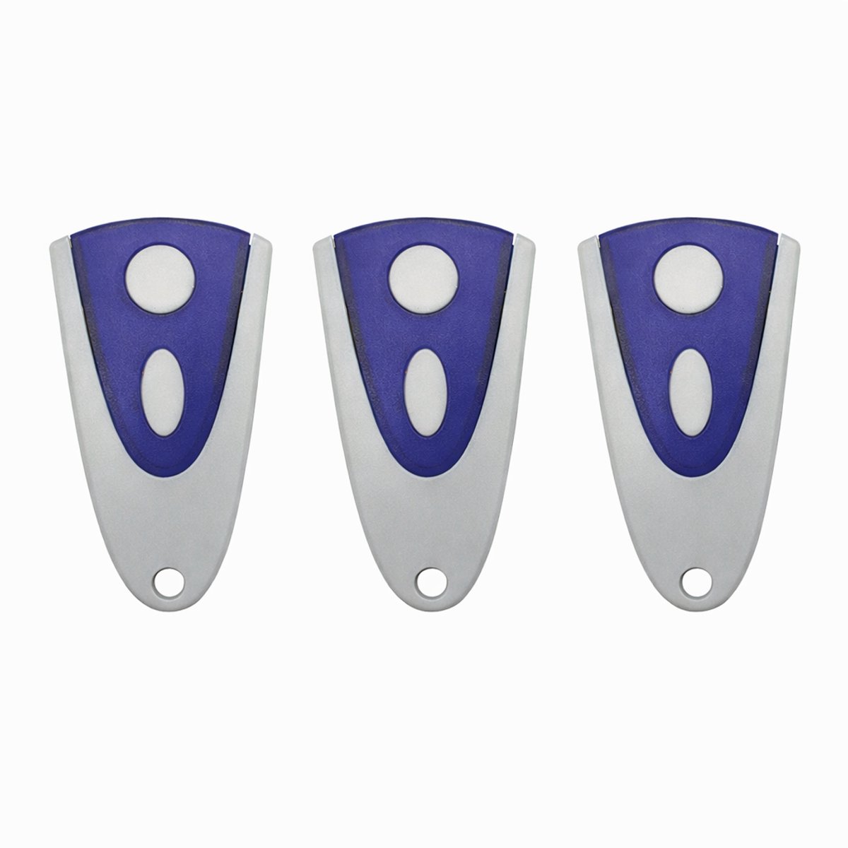 Handzender voor Novoferm Mini Novotron 502 / 504 / 512 – 433 MHz Garagedeur Afstandsbediening – 3 Stuks – Compatibel met MAX / MIX / MTR / MCHS