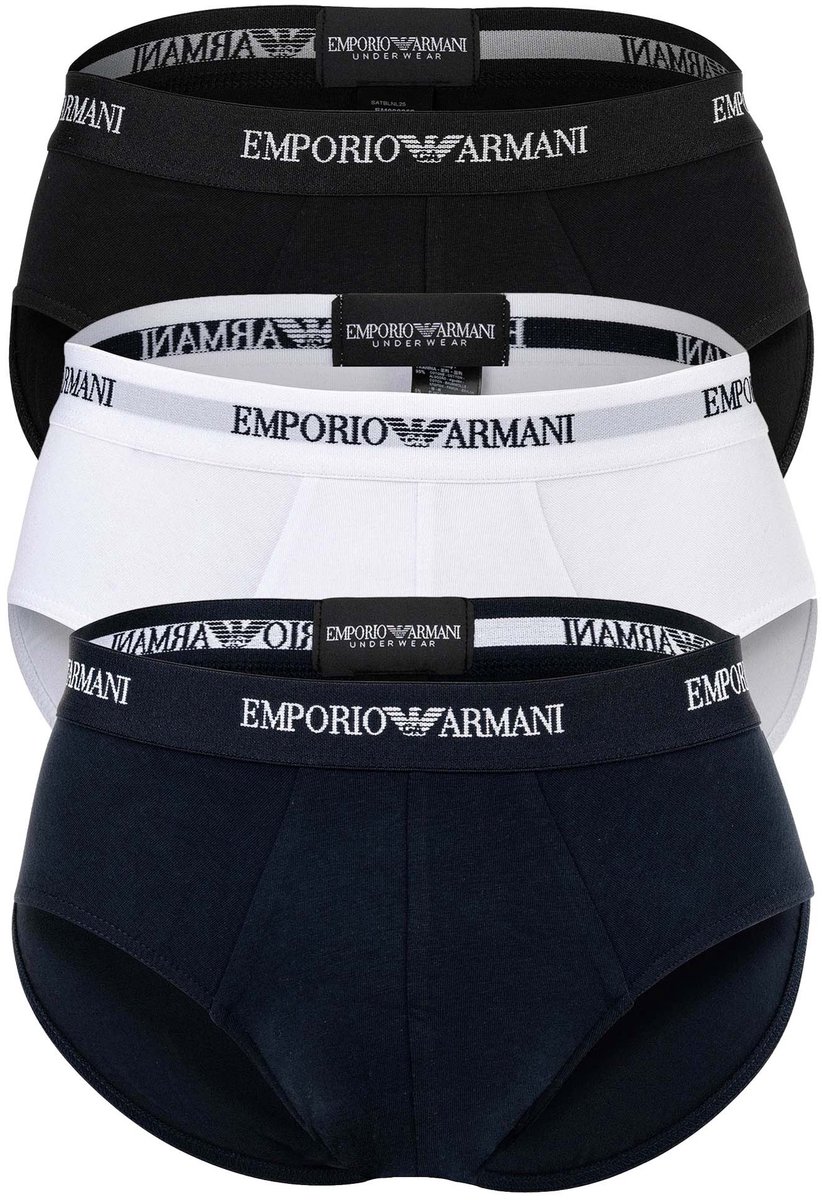 Emporio Armani Slip Core Logoband Set van 3