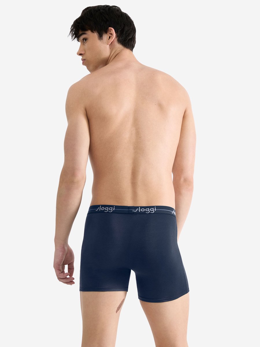 sloggi Langer Boxer Blue Start