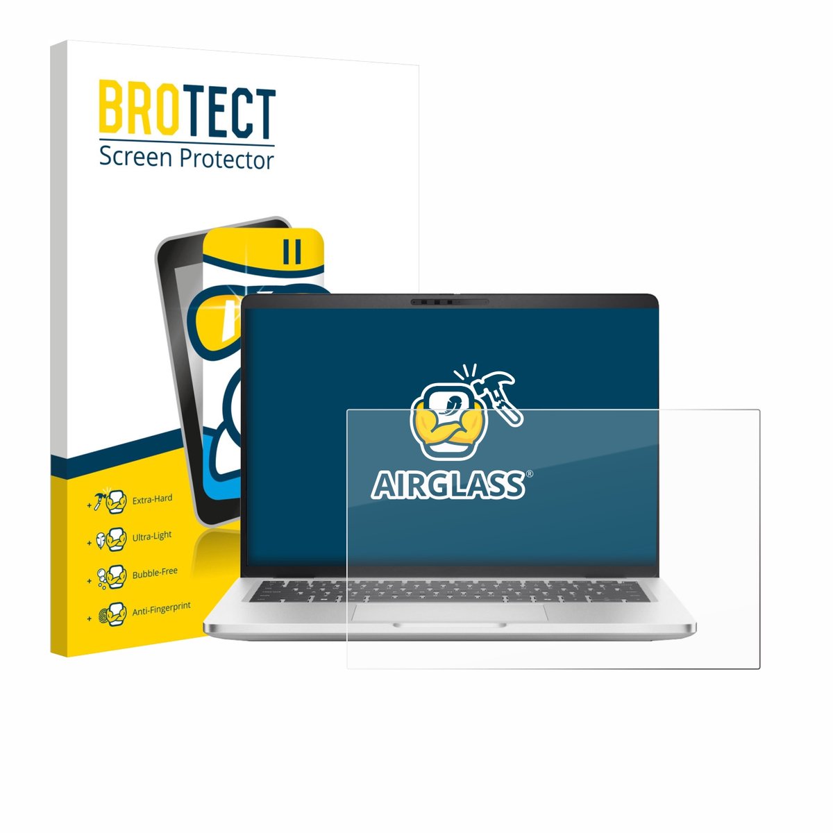 Screenprotector voor Dell Pro 14 Plus PB14255 Beschermglas transparant
