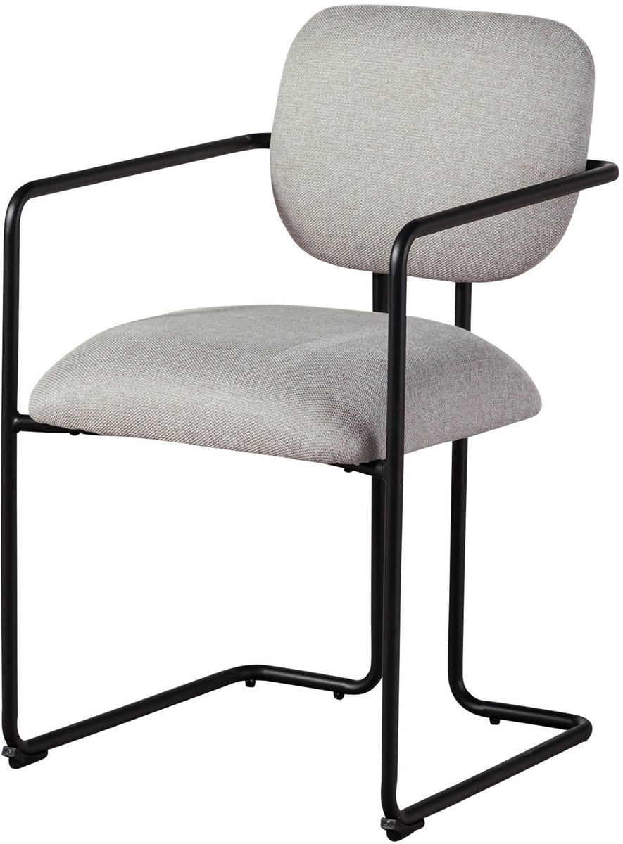 MASSIVMOEBEL24 .DE gestoffeerde stoel beige 100% polyester gedemonteerd POLSTERSTÜHLE #301