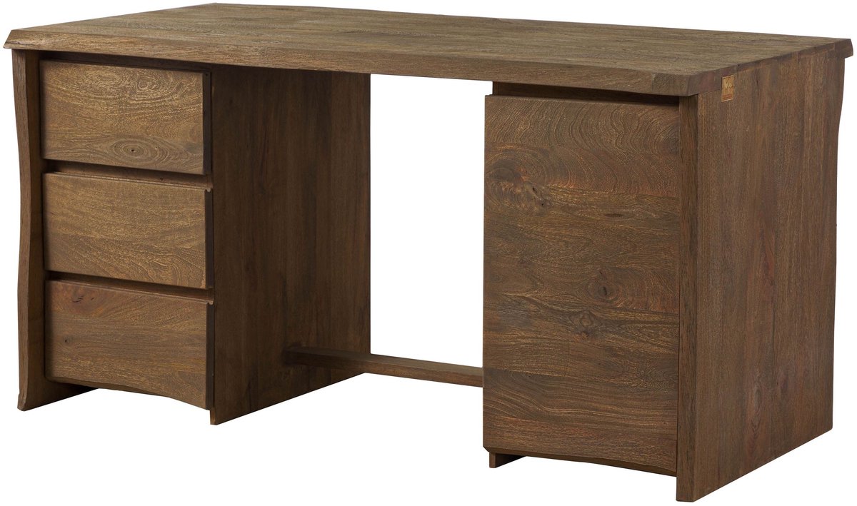 MASSIVMOEBEL24.DE bureau PURE MANGO #110 bruin 150x75x78 cm