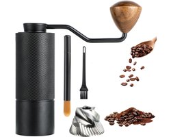 TopChoice® Koffiemolen - Coffee Grinder - Koffiebonen Maler - Verbeterde Slijpuniformiteit - Zwart
