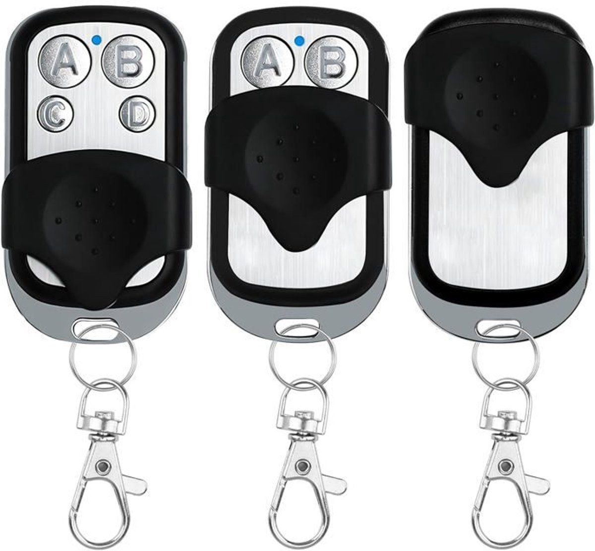 Universele afstandsbediening voor deuren - 433 MHz - 4 knoppen - 3-pack