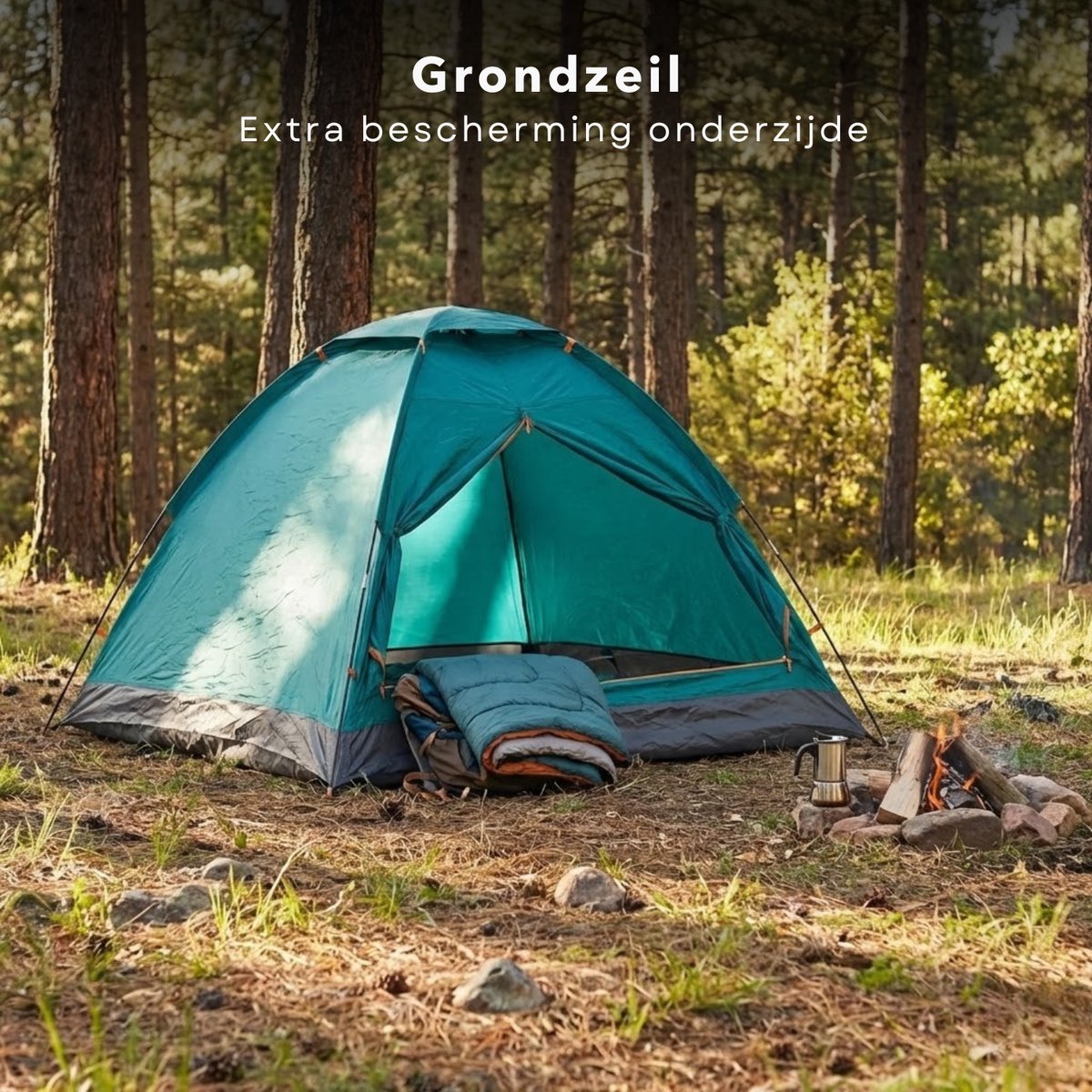 Cheqo® 2 Persoons Tent - Koepeltent 2 Persoons - Monodome Tent - Festivaltent 2 Persoons - Kampeertent 2 Persoons - Outdoor Tent 2 Persoons - Camping Tent 2 Persoons – foto 6