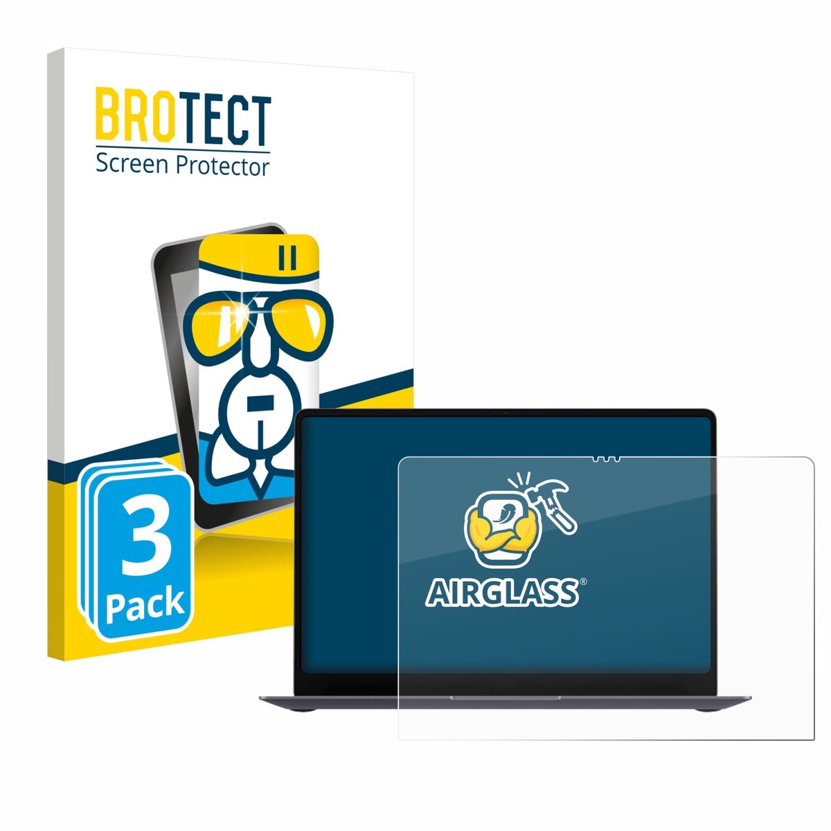 Screenprotector 3 Stuks voor Samsung Galaxy Book6 Pro 14" Beschermglas transparant