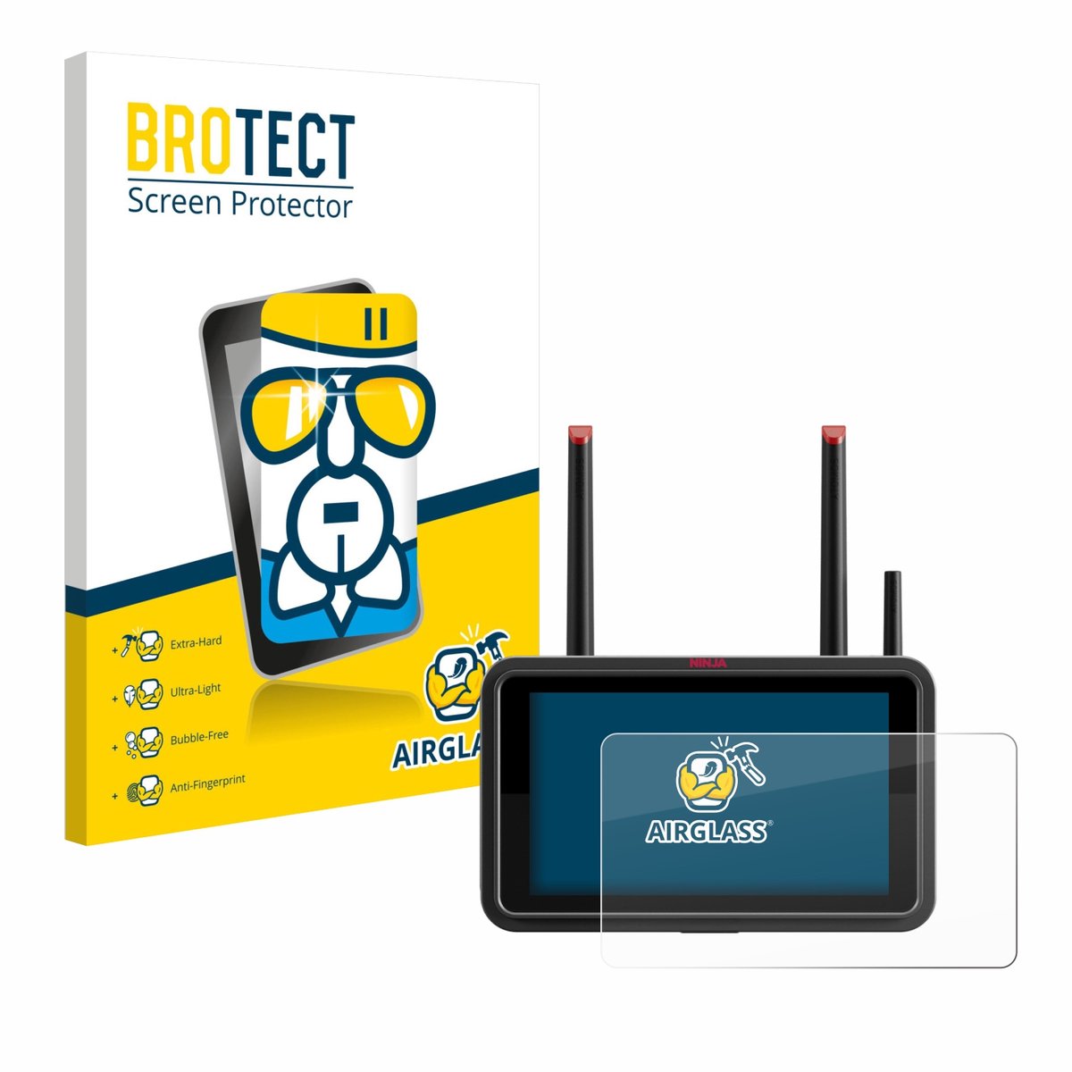 Screenprotector voor Atomos Ninja TX Beschermglas transparant