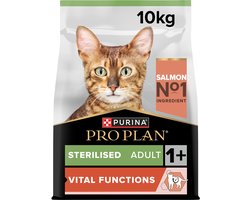 Pro Plan Sterilised Adult Vital Functions - Kattenvoer Droogvoer - Zalm - 10 kg