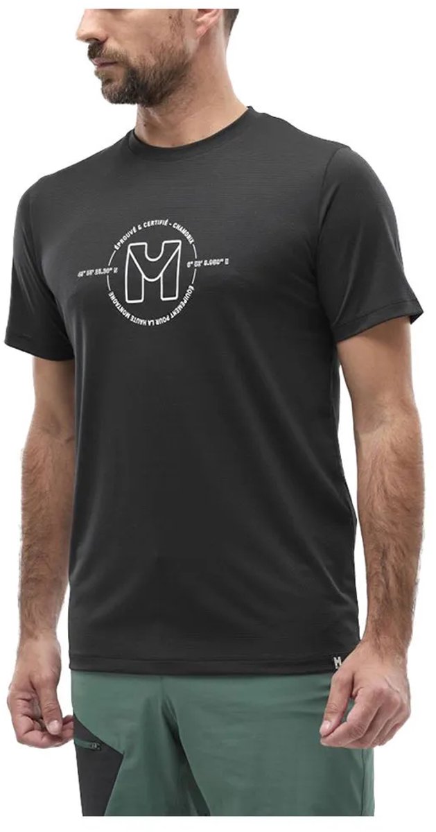 Millet Ubic Light T-shirt Met Korte Mouwen Zwart M Man