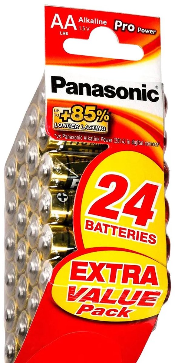 Panasonic Pro Power Mignon / AA / LR6-batterijen in een set van 24