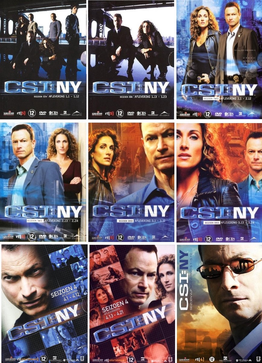 CSI: New York - Seizoen 1 t/m 4 + 5 deel 1