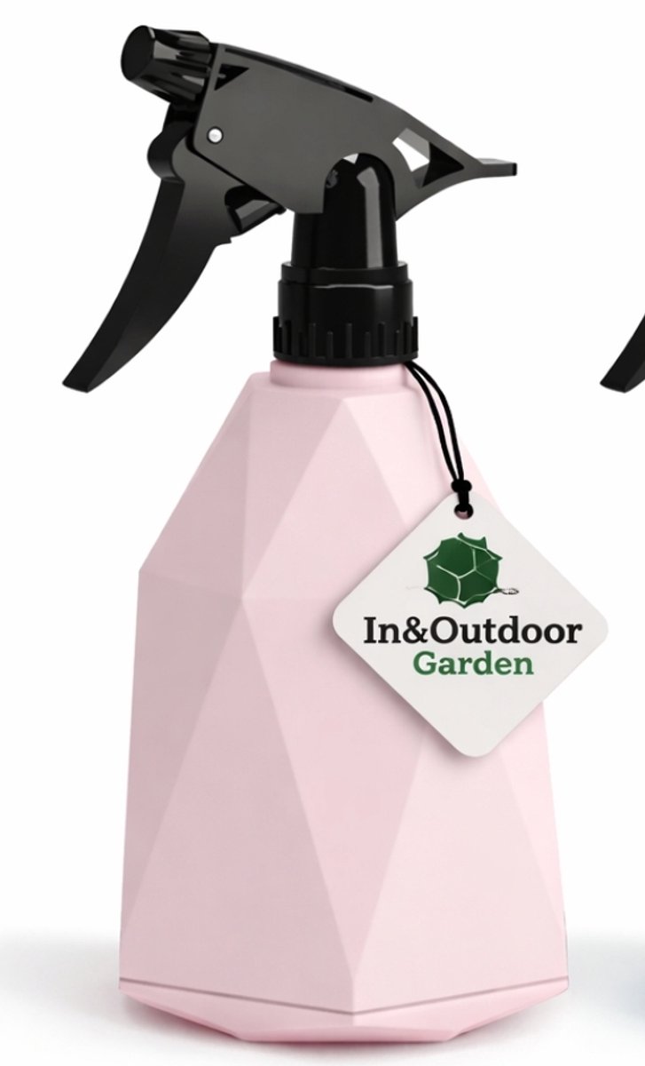 In&Outdoor Garden lege sprayflacon 600ml Roze - Plantenspuit - Spuitfles - Spray Bottle - Waterverstuiver - Plantenspuit Binnen -