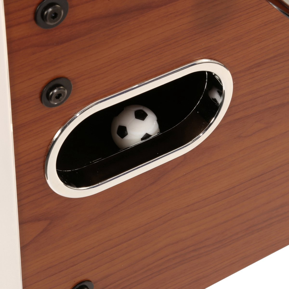 Voetbaltafel Bandito de Luxe - Robuuste design tafel - kogellagers en uitwisselbare spelers - houten poten voor extra stabiliteit