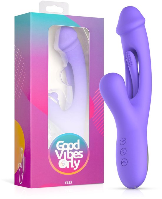 Good Vibes Only - Tess Vibromasseur Lapin avec Stimulateur du Point G | bol